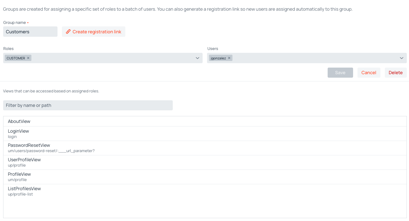 Group Edition Dialog